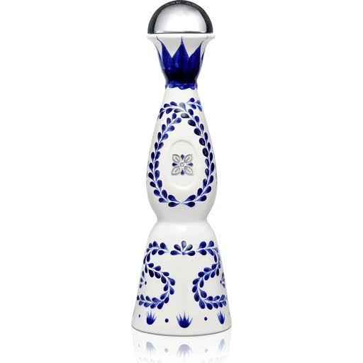 Casa Azul Tequila in white and blue bottle